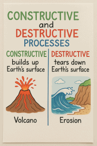 Topic a. How Constructive & Destructive Forces Shape Earth - FSI Courses