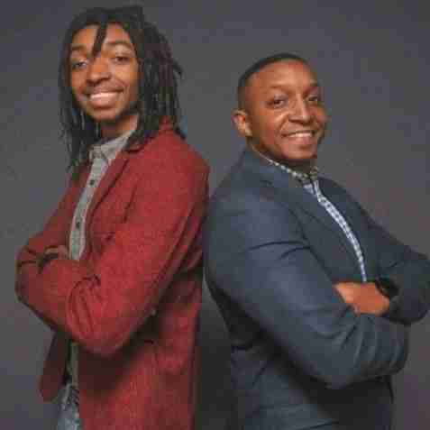 High-quality image of two confident men smiling, representing professional growth through FSI Courses, highlighting the importance of skills development and certification in various fields.