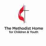 FL Methodist Home logo with cross and flame, representing faith-based community services for children and youth.